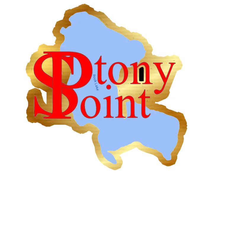 Stony Point - Custom for Travis Gold Chrome Vinyl Decal