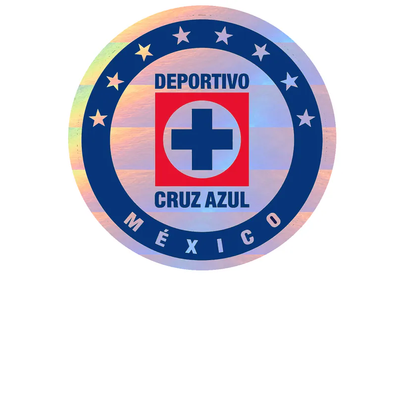 Cruz Azul - Image 3 - Holographic Vinyl Sticker - Custom Size