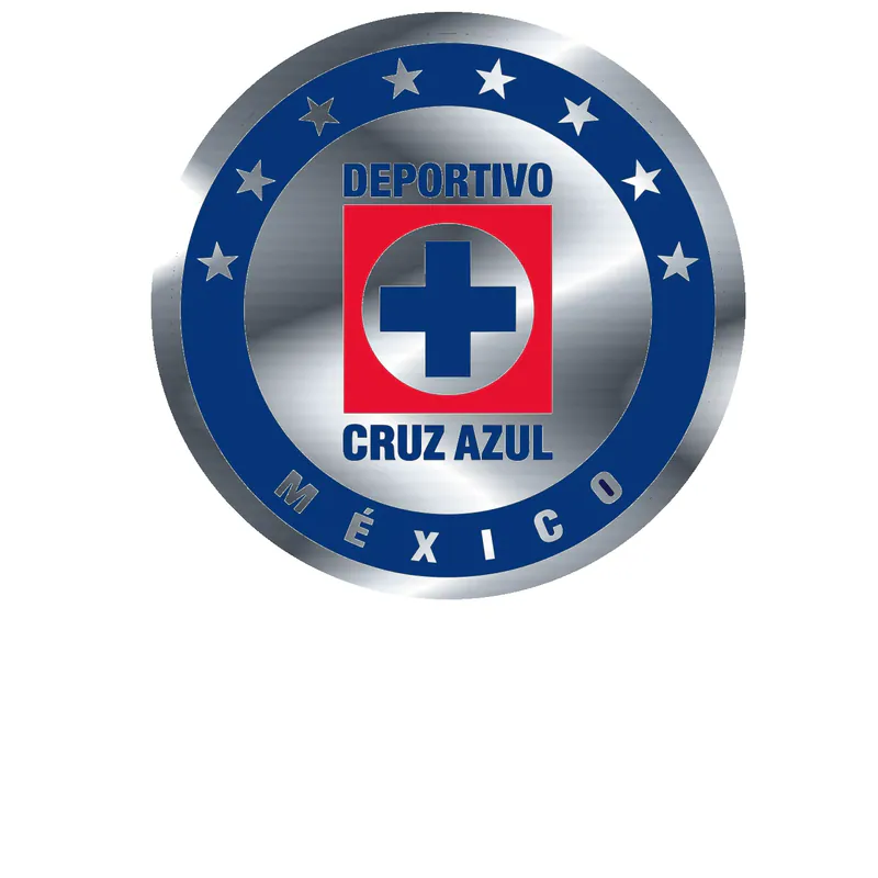 Cruz Azul - Image 3 - Silver Chrome Vinyl Sticker - Custom Size