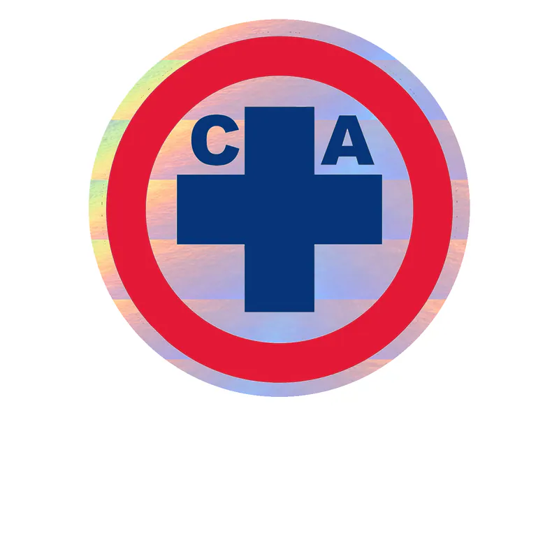 Cruz Azul - Image 2 - Holographic Vinyl Sticker - Custom Size