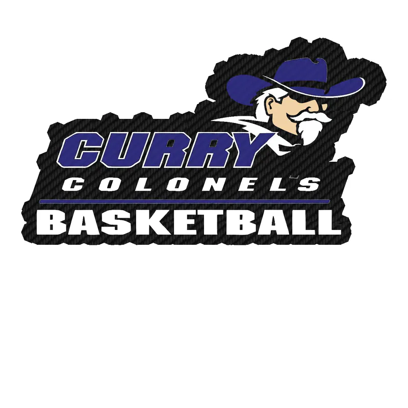 Curry Colonels Basketball Carbon Fiber Vinyl Decal - Custom Size