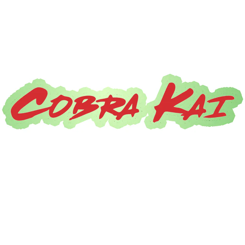 Cobra Kai Glow in the Dark Vinyl Decal - Custom Size