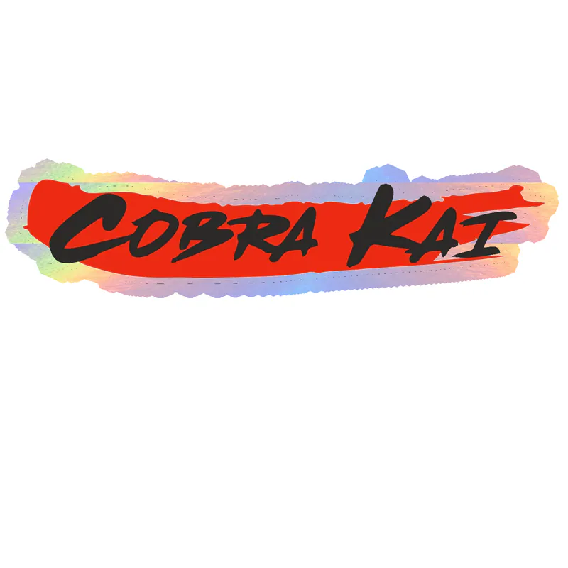 Cobra Kai Holographic Vinyl Decal - Custom Size