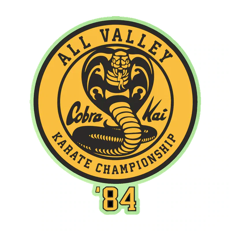 Cobra Kai Glow in the Dark Vinyl Decal - Custom Size