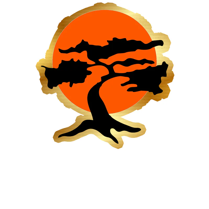 Cobra Kai Gold Chrome Vinyl Decal - Custom Size