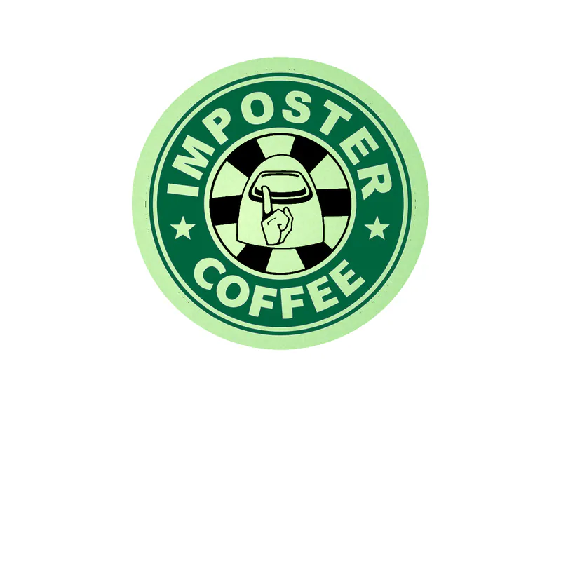 Among us Glow in the Dark Vinyl Sticker - Custom Size