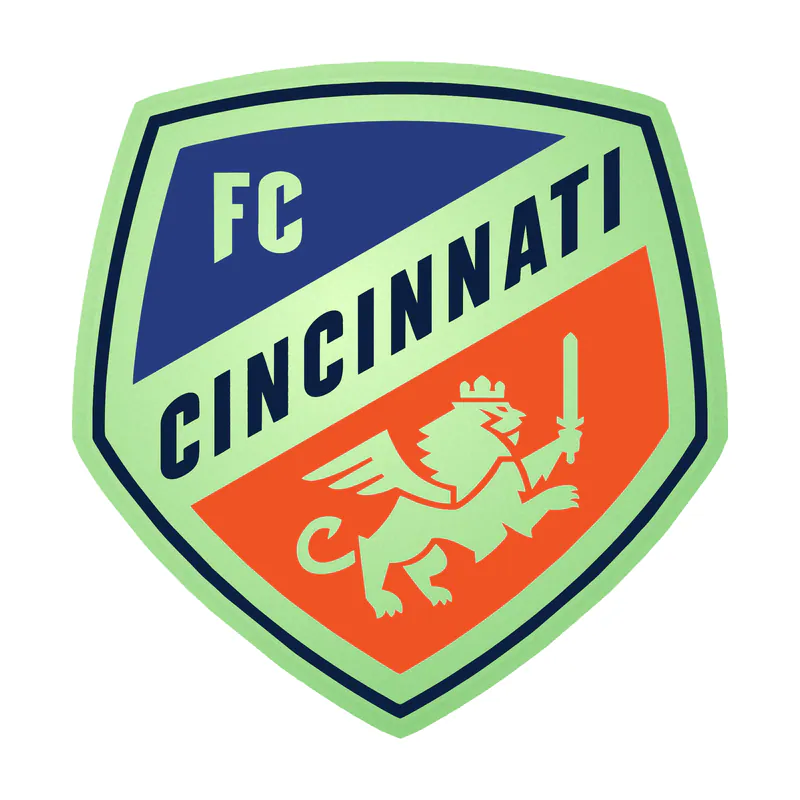 FC Cincinnati - Glow in the Dark Vinyl Sticker - Custom Size