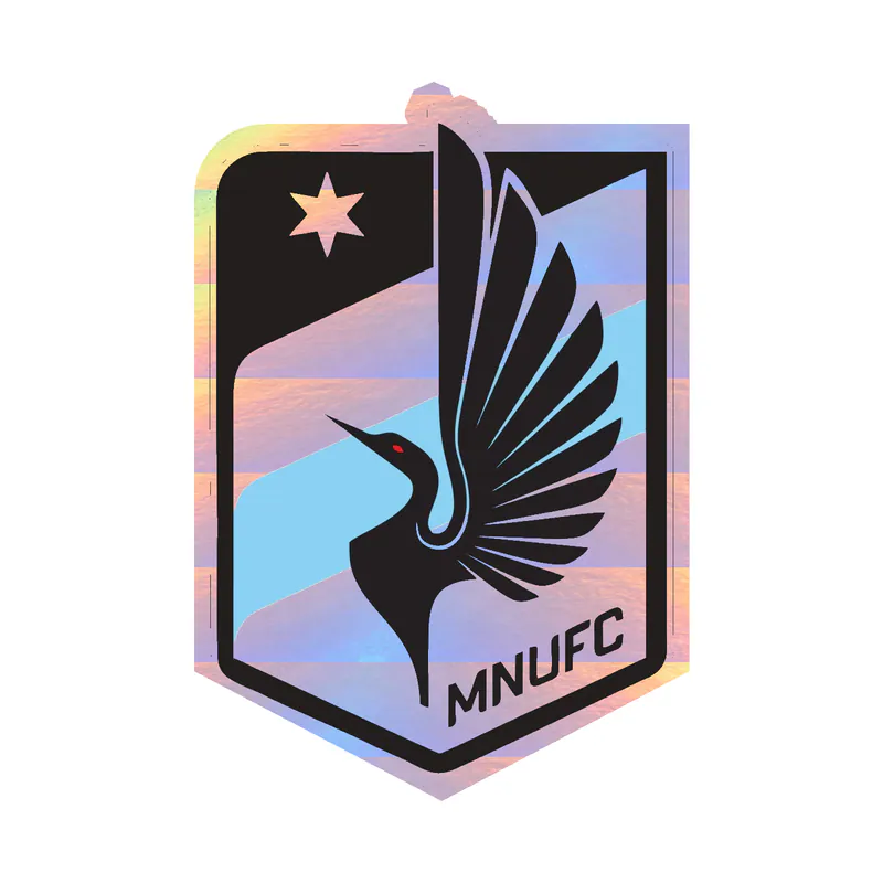 Minnesota United - Logo - Holographic Vinyl Decal