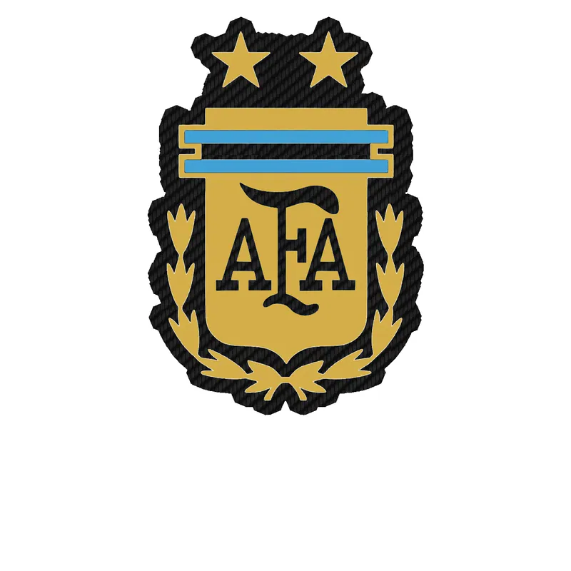 Argentina National Soccer Team Carbon Fiber Vinyl Decal