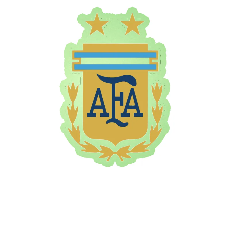 Argentina National Soccer Team Glow in the Dark Vinyl Decal