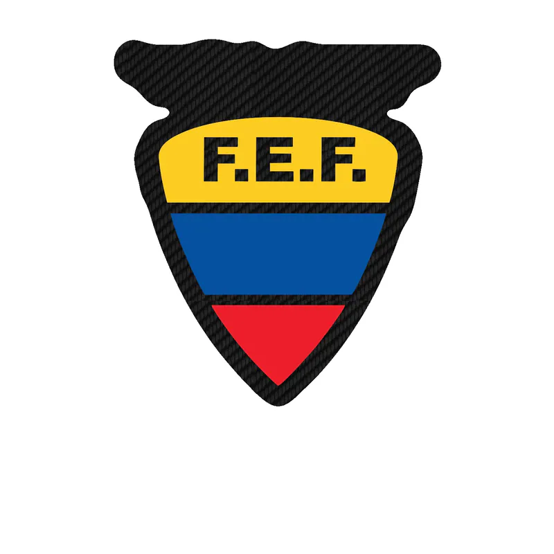 Ecuador National Soccer Team Carbon Fiber Vinyl Decal