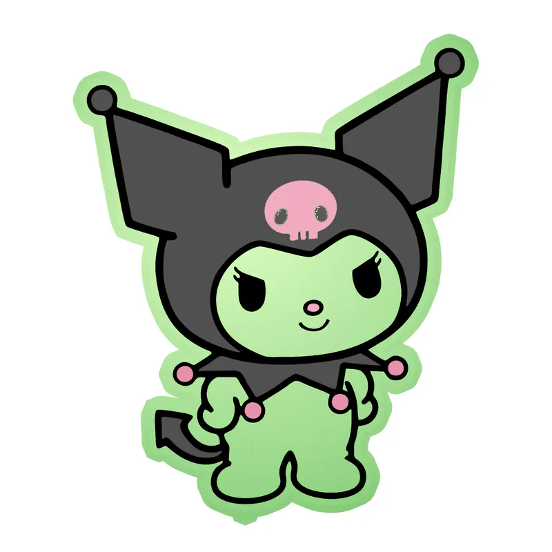 Kuromi Glow in the Dark Vinyl Decal