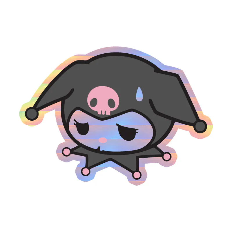 Kuromi Holographic Vinyl Decal