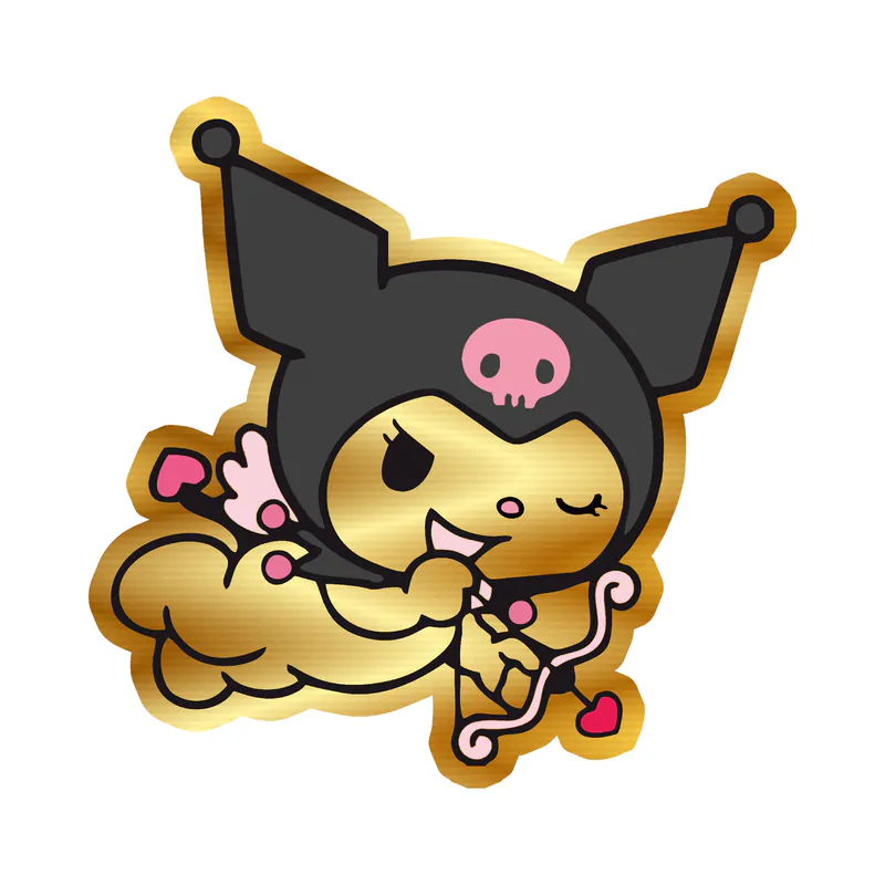 Kuromi Gold Chrome Vinyl Decal
