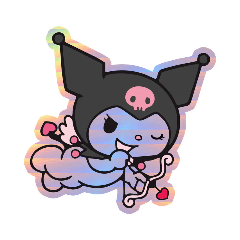 Kuromi Holographic Vinyl Decal
