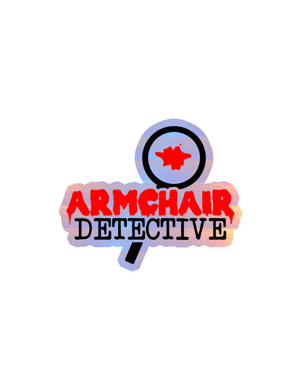 Armchair Detective Holographic Vinyl Decal