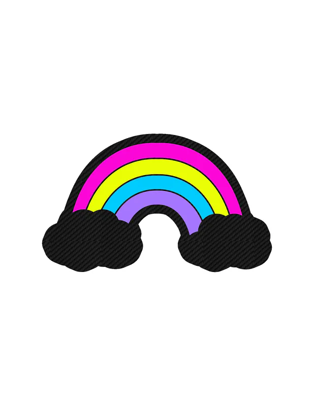 Rainbow Carbon Fiber Vinyl Decal