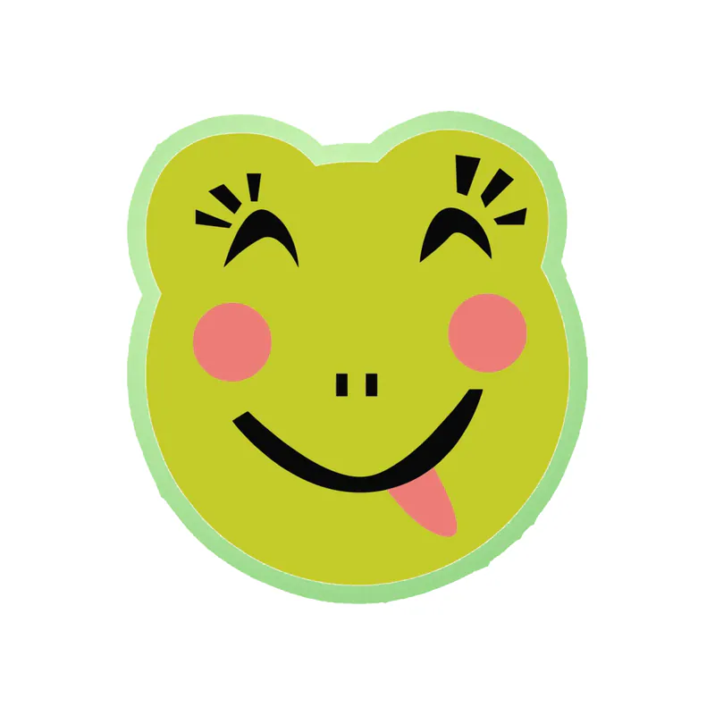 Frog Glow in the Dark Vinyl Decal - Custom Size