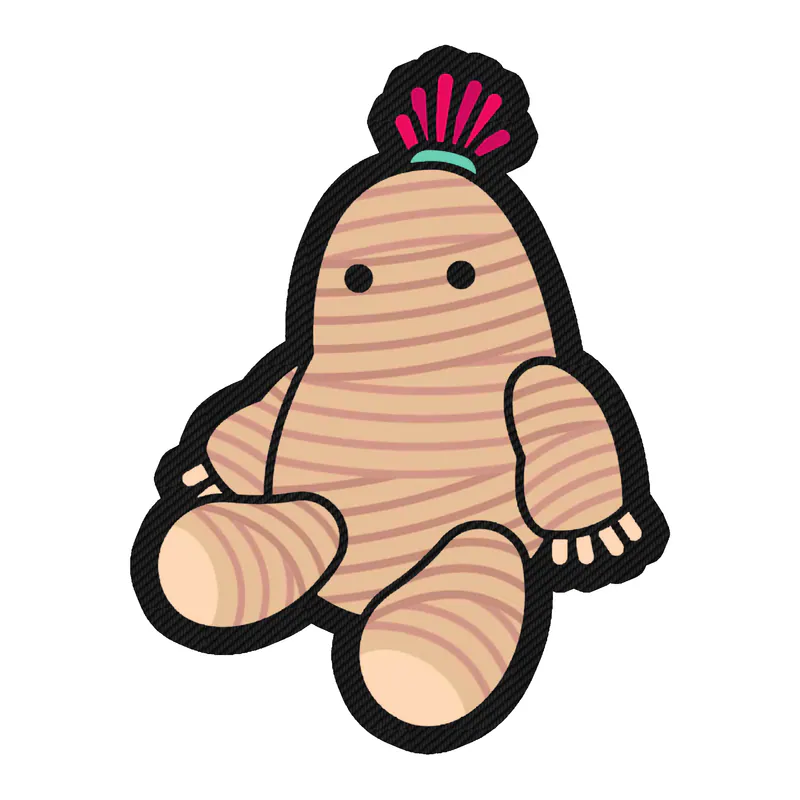 Voodoo Doll Carbon Fiber Vinyl Decal - Custom Size