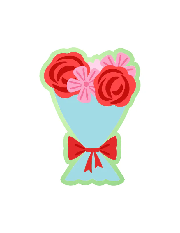 Flower Glow in the Dark Vinyl Decal - Custom Size