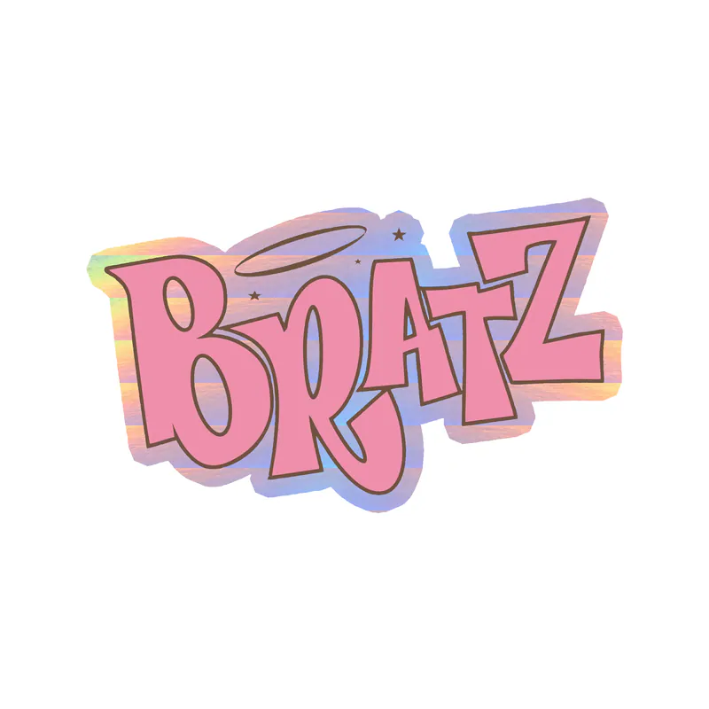 Bratz - Holographic Vinyl Decal - Custom Size