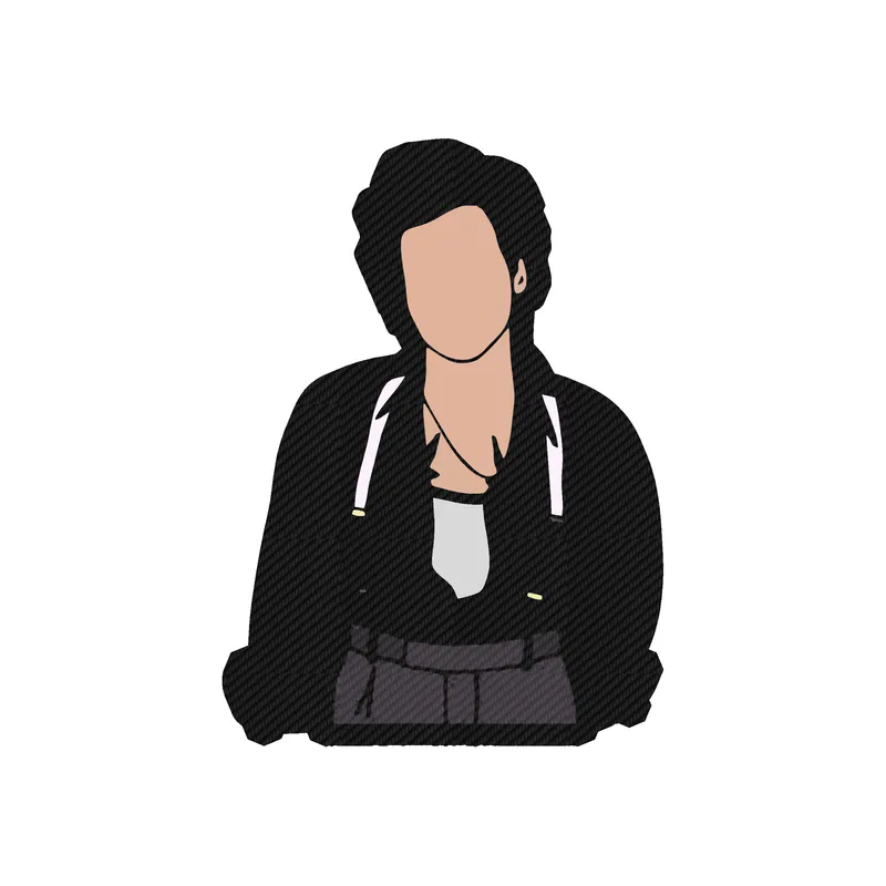 Harry Styles Carbon Fiber Vinyl Decal