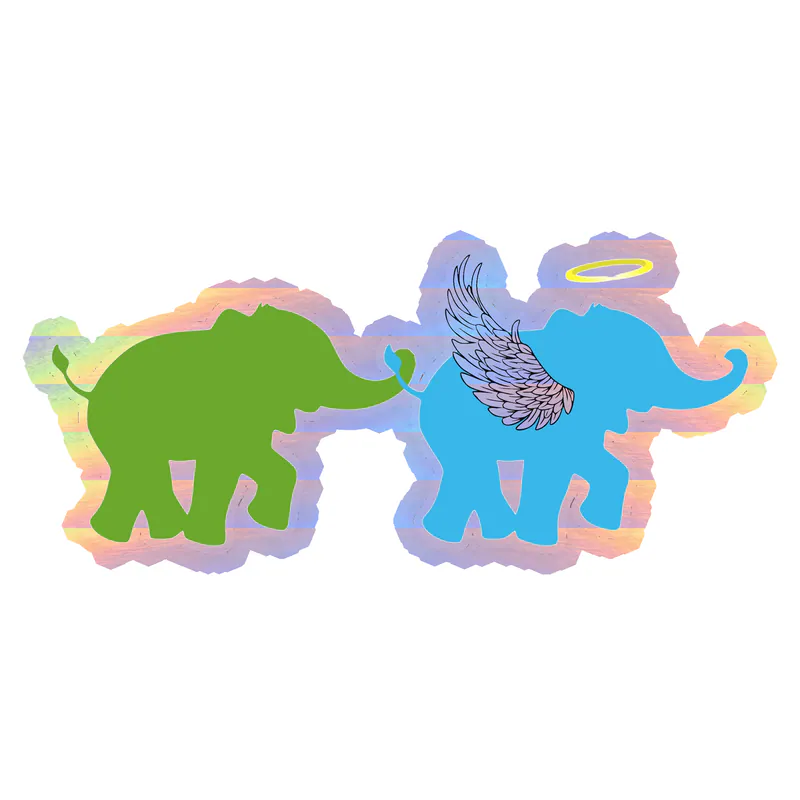 Custom for Emily - Custom- Holographic Vinyl Decal