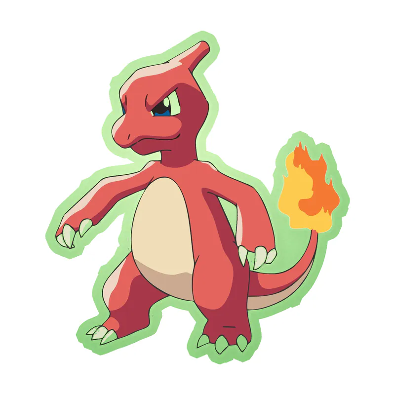 Charmeleon Glow in the Dark Vinyl Decal