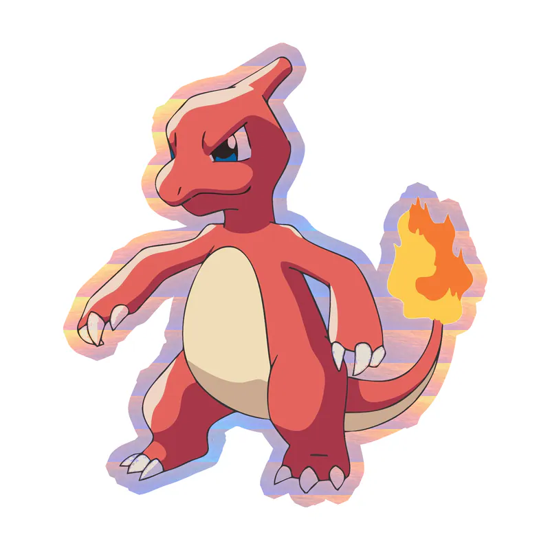 Charmeleon Holographic Vinyl Decal