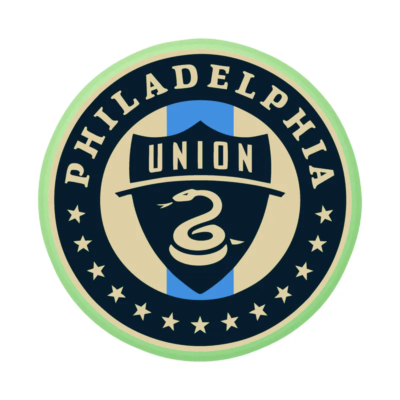 Philadelphia Union Glow in the Dark Vinyl Sticker - Custom Size