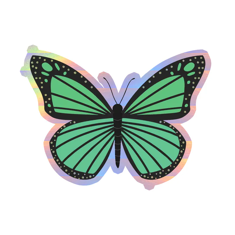 Butterfly - Holographic Vinyl Decal