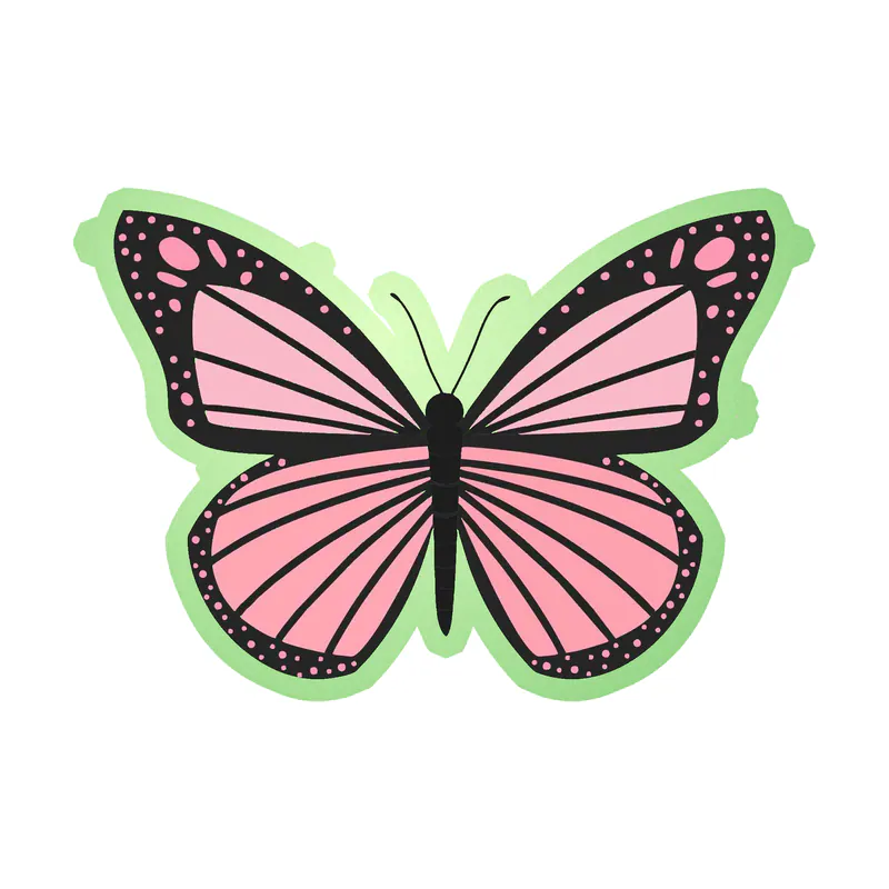 Butterfly - Glow in the Dark Vinyl Decal