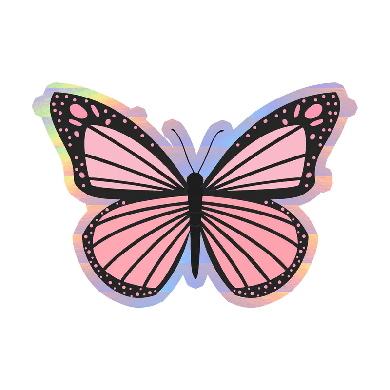 Butterfly - Holographic Vinyl Decal