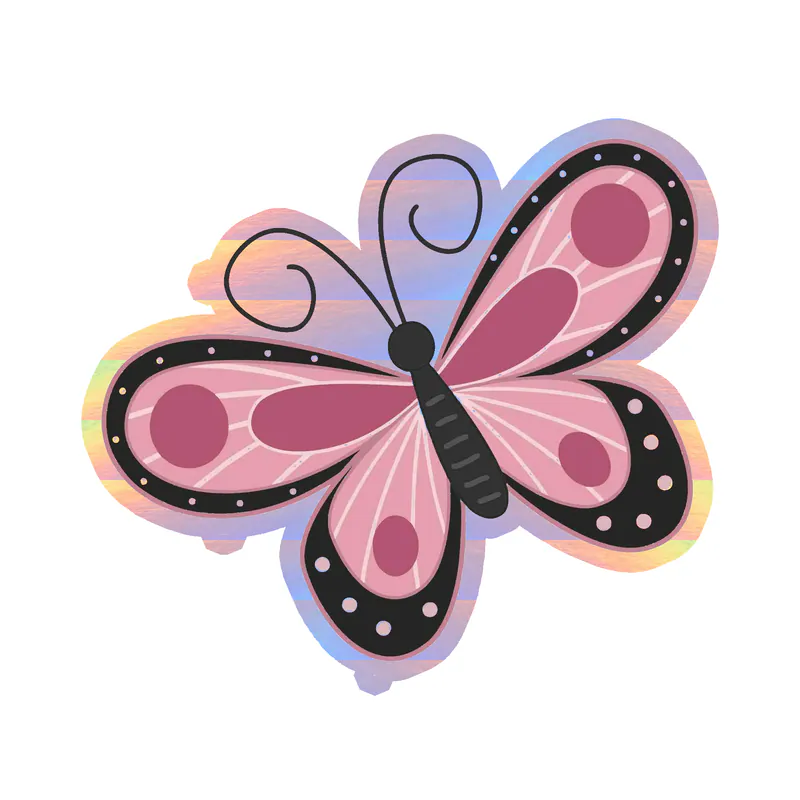Butterfly - Holographic Vinyl Decal