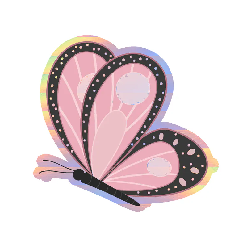 Butterfly - Holographic Vinyl Decal