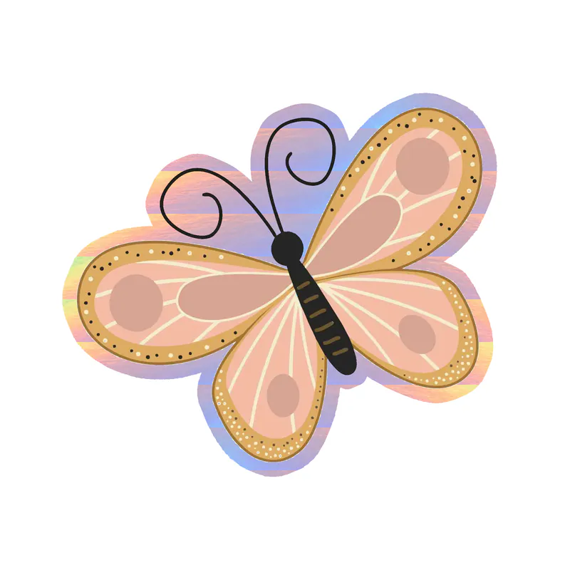 Butterfly - Holographic Vinyl Decal