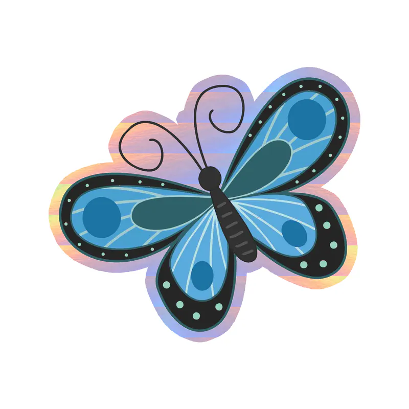 Butterfly - Holographic Vinyl Decal