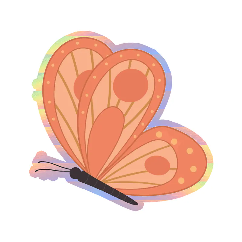 Butterfly - Holographic Vinyl Decal