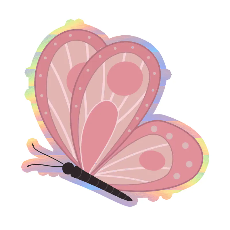Butterfly - Holographic Vinyl Decal
