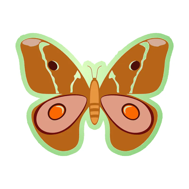 Butterfly - Glow in the Dark Vinyl Decal