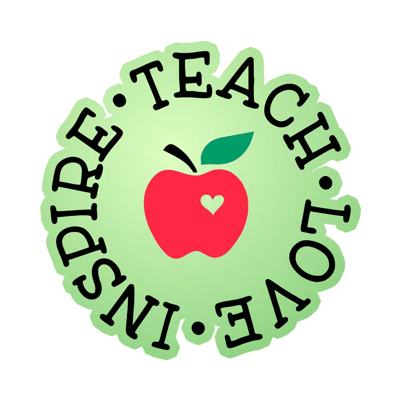 Teach Love Inspire - Glow in the Dark Vinyl Decal - Custom Size