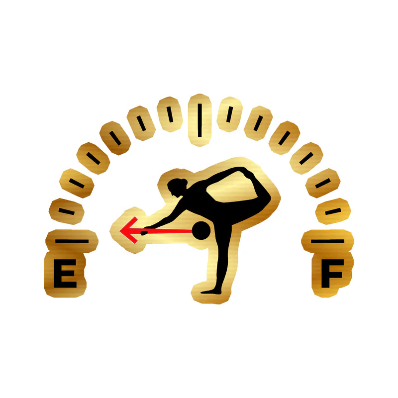 Empty Gas - Gold Chrome Vinyl Decal - Custom Size