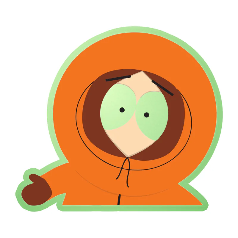 Kenny Glow in the Dark Vinyl Decal - Custom Size