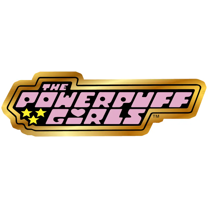 Powerpuff Girls - Gold Chrome Vinyl Decal - Custom Size