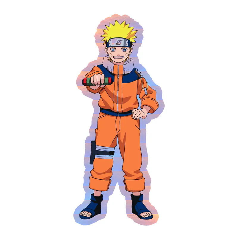 Naruto Holographic Vinyl Decal - Custom Size