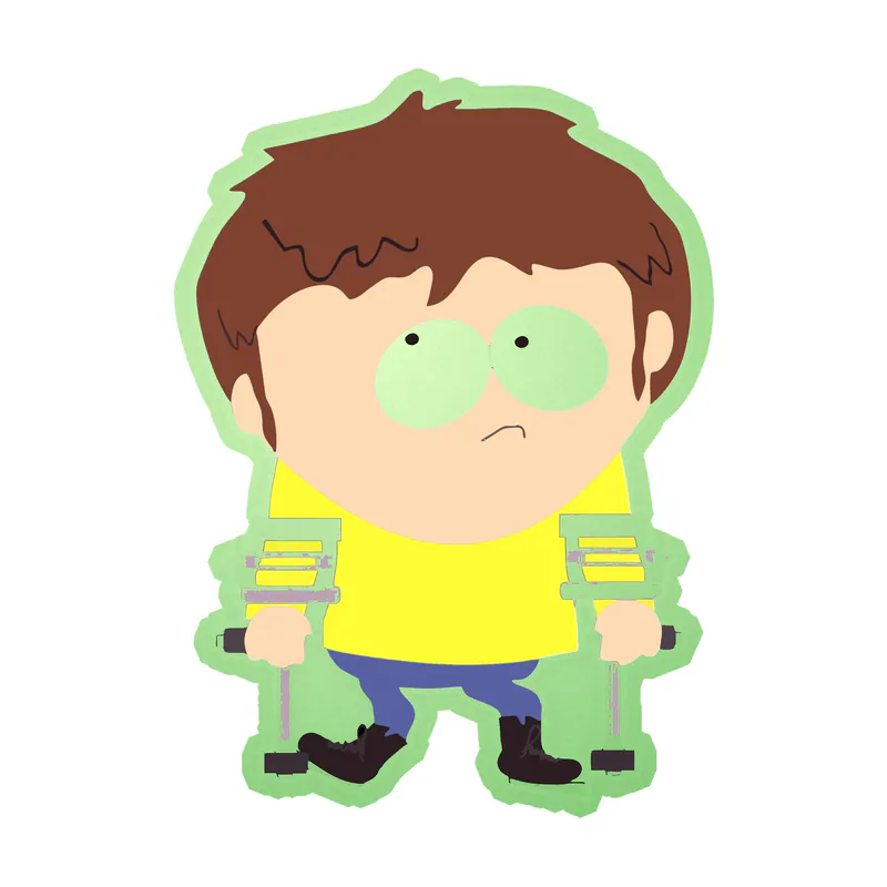 Jimmy Glow in the Dark Vinyl Decal - Custom Size
