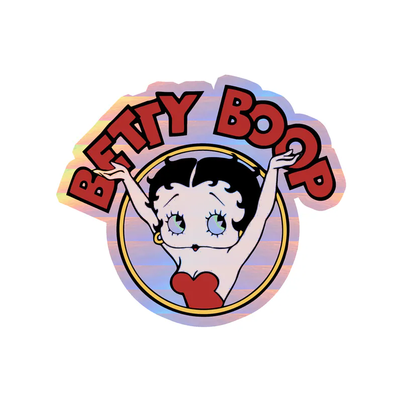 betty boop - Holographic Vinyl Decal