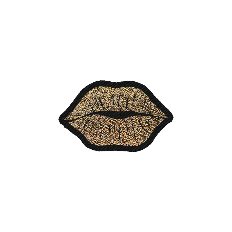 Lips - Carbon Fiber Vinyl Sticker - Custom Size