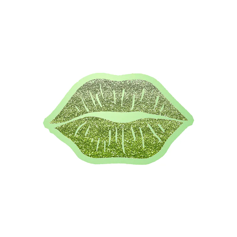 Lips - Glow in the Dark Vinyl Sticker - Custom Size