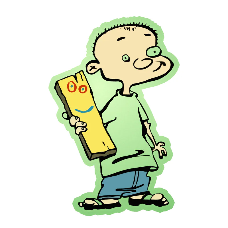 Jonny Glow in the Dark Vinyl Decal - Custom Size